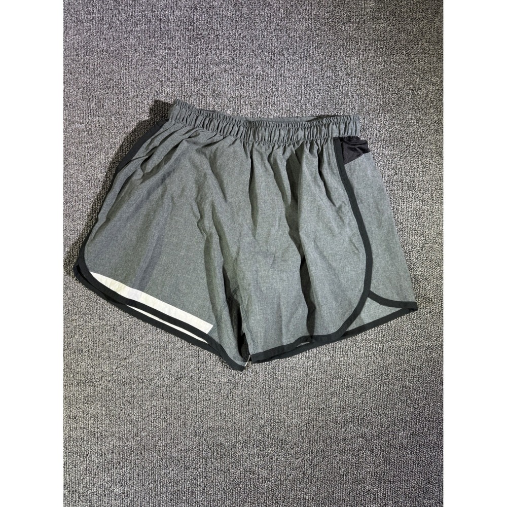 Rabbit‎ Running Shorts womens Small Gray Heathered Split Leg Zipper Pocket